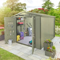 Alton Shed 10FT x 6FT W 3m x D 1.84m x H 2.13m Green - Outdoor Structures UK