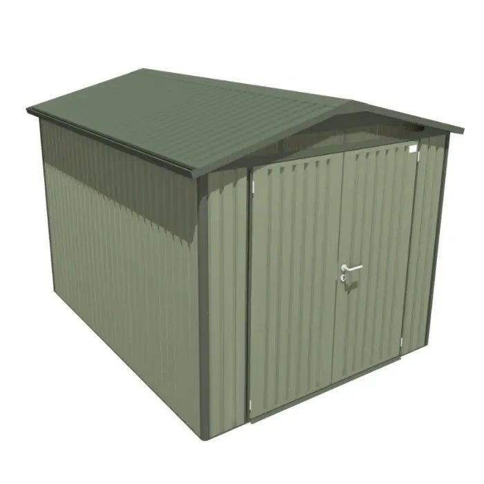 Alton Shed 10FT x 6FT W 3m x D 1.84m x H 2.13m Green - Outdoor Structures UK