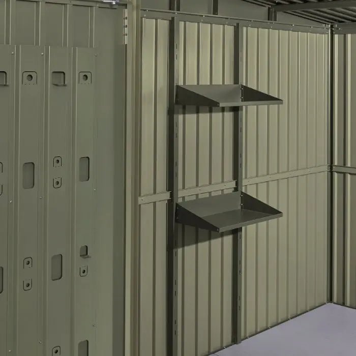 Alton Shed 10FT x 6FT W 3m x D 1.84m x H 2.13m Green - Outdoor Structures UK