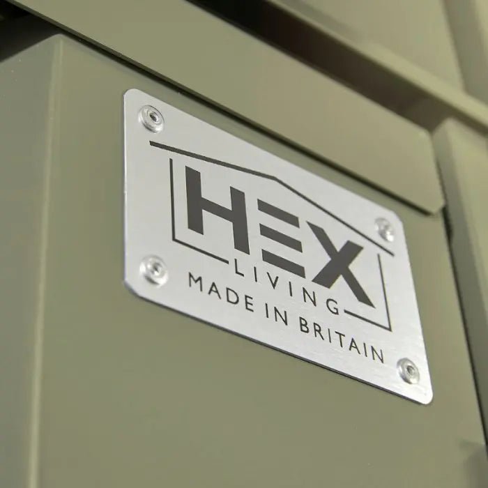 Alton Shed 10FT x 6FT W 3m x D 1.84m x H 2.13m Green - Outdoor Structures UK