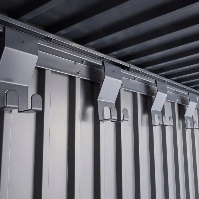 Alton Shed 10FT x 6FT W 3m x D 1.84m x H 2.13m Grey - Outdoor Structures UK