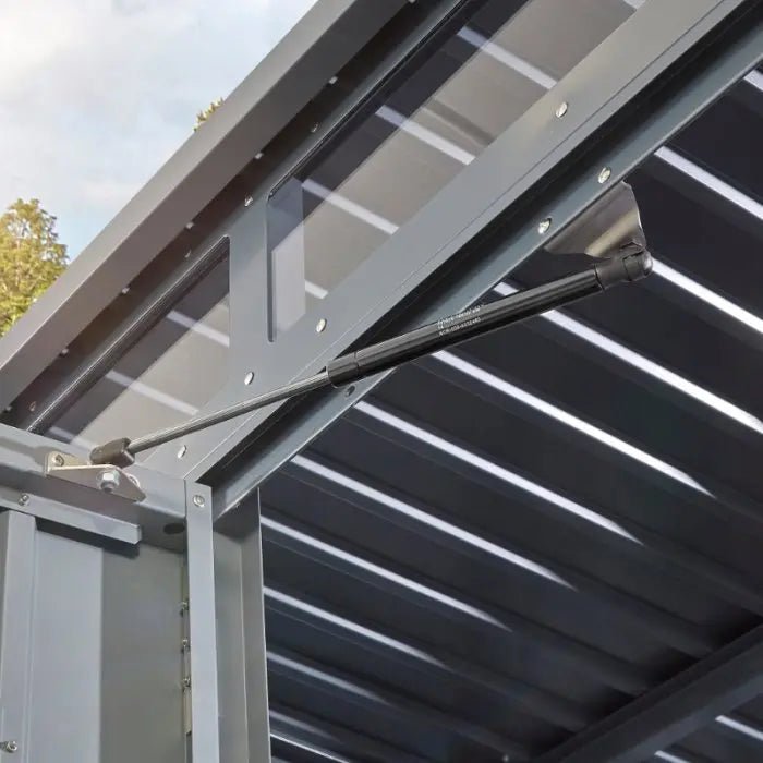 Alton Shed 10FT x 6FT W 3m x D 1.84m x H 2.13m Grey - Outdoor Structures UK