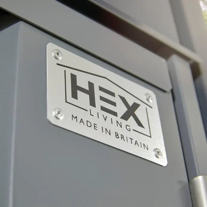 Alton Shed 10FT x 6FT W 3m x D 1.84m x H 2.13m Grey - Outdoor Structures UK