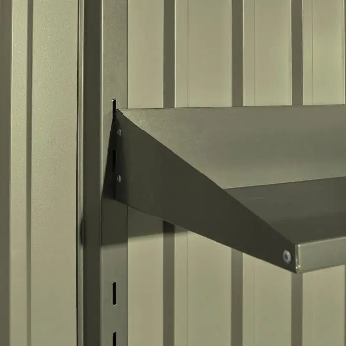 Alton Shed 6FT x 6FT W 1.8m x D 1.84m x H 2.13m Green - Outdoor Structures UK