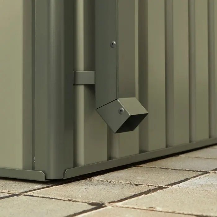 Alton Shed 6FT x 6FT W 1.8m x D 1.84m x H 2.13m Green - Outdoor Structures UK