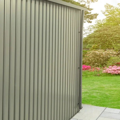 Alton Shed 8FT x 6FT W 2.4m x D 1.84m x H 2.13m Green - Outdoor Structures UK