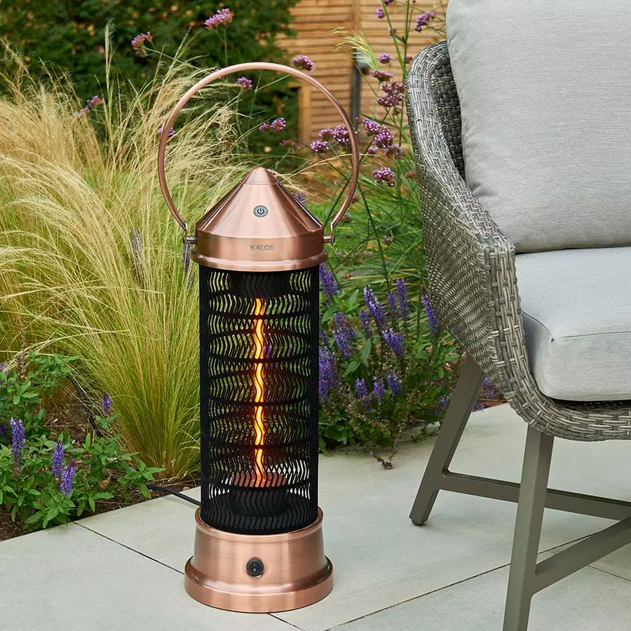 Copper Electric Lantern - Small 1500W - Outdoor Structures UK