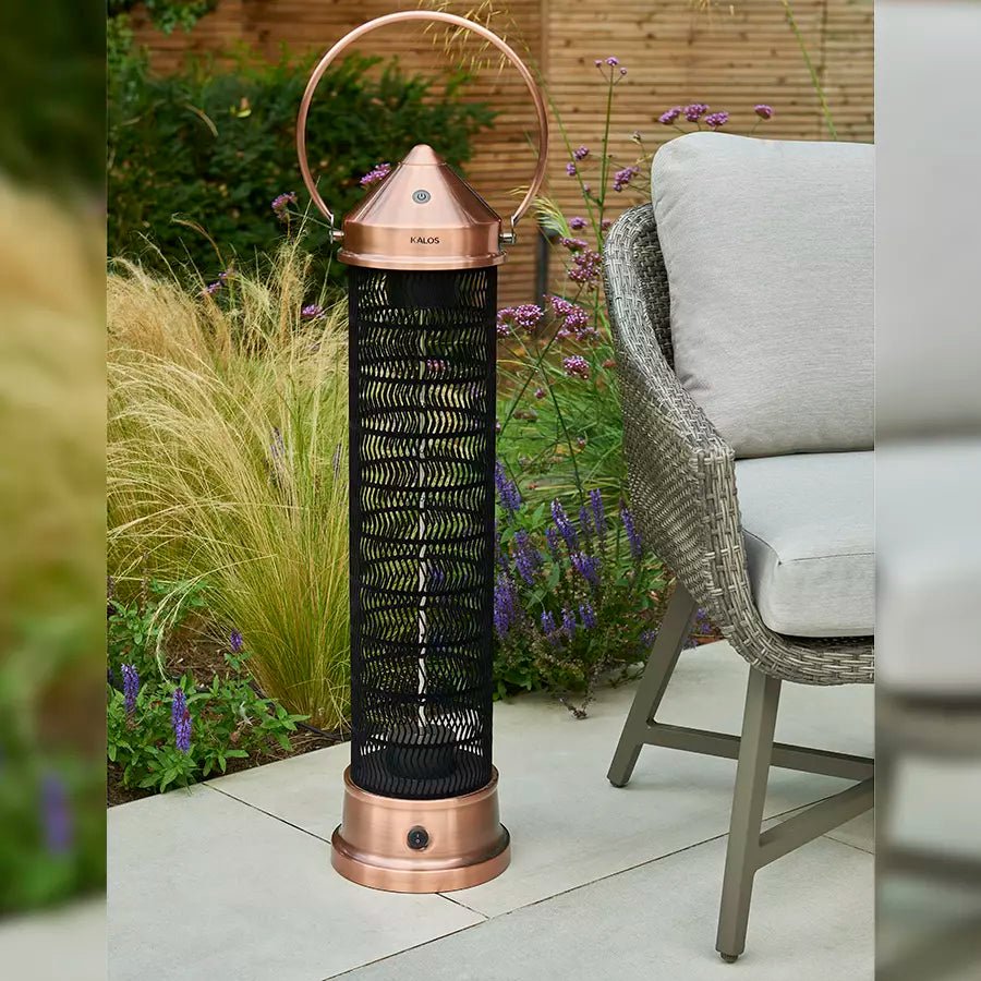 Copper Electric Lantern - Small 1500W - Outdoor Structures UK