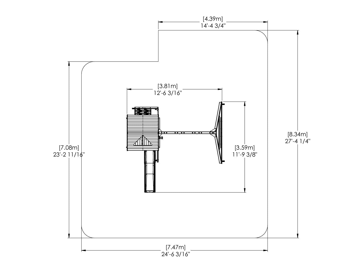 Driftwood Cove Wooden Climbing Frame Outdoor Structures UK