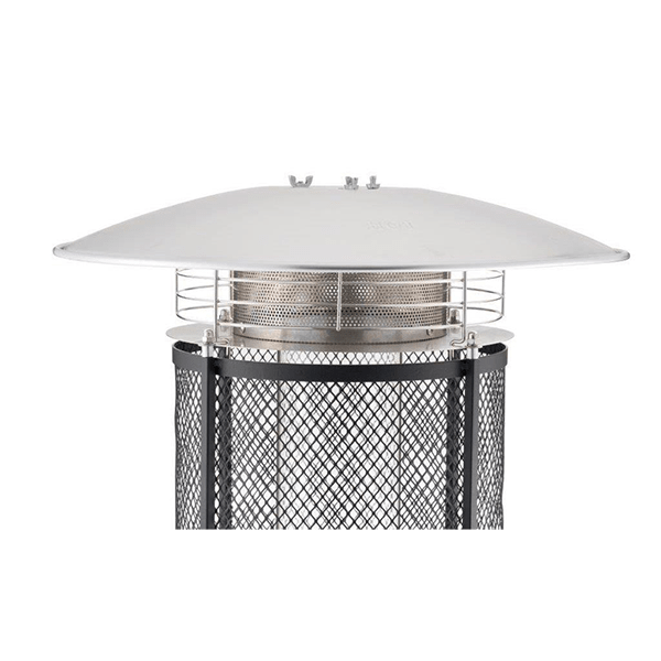 Emporio Flame Heater (Silver) - Outdoor Structures UK