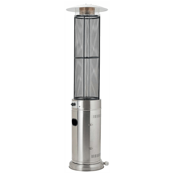 Emporio Flame Heater (Silver) - Outdoor Structures UK