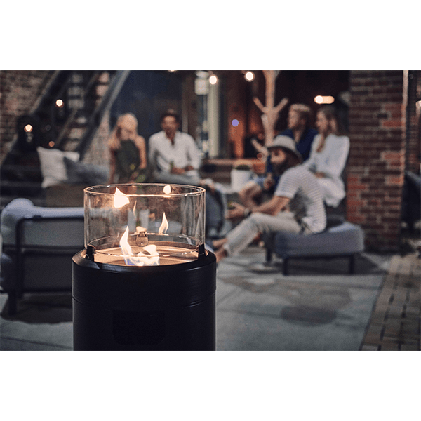 Enders® Medium Black NOVA LED Flame - Outdoor Structures UK