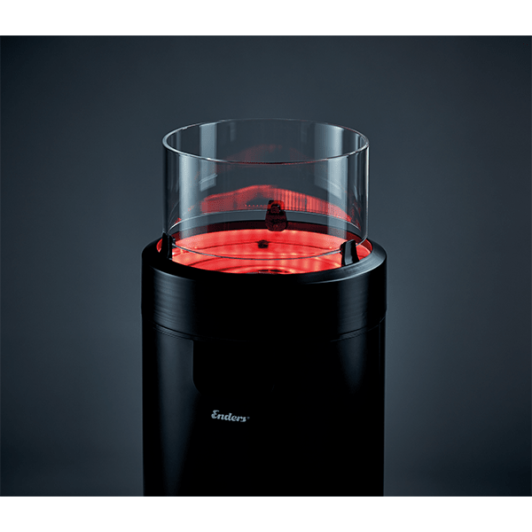 Enders® Medium Black NOVA LED Flame - Outdoor Structures UK