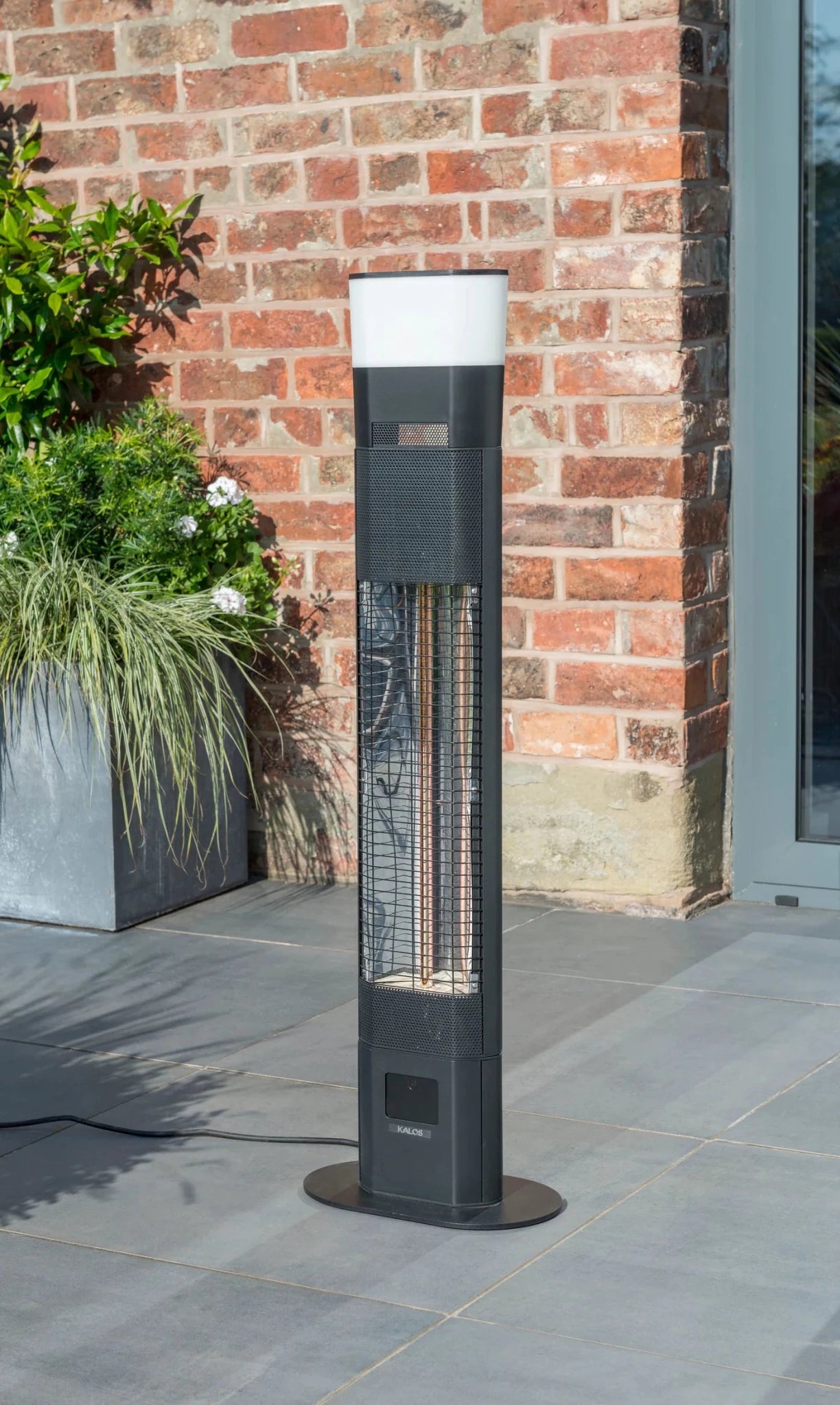 Ibiza Electric - Floor standing 1800W with LED and Bluetooth Speaker - Outdoor Structures UK