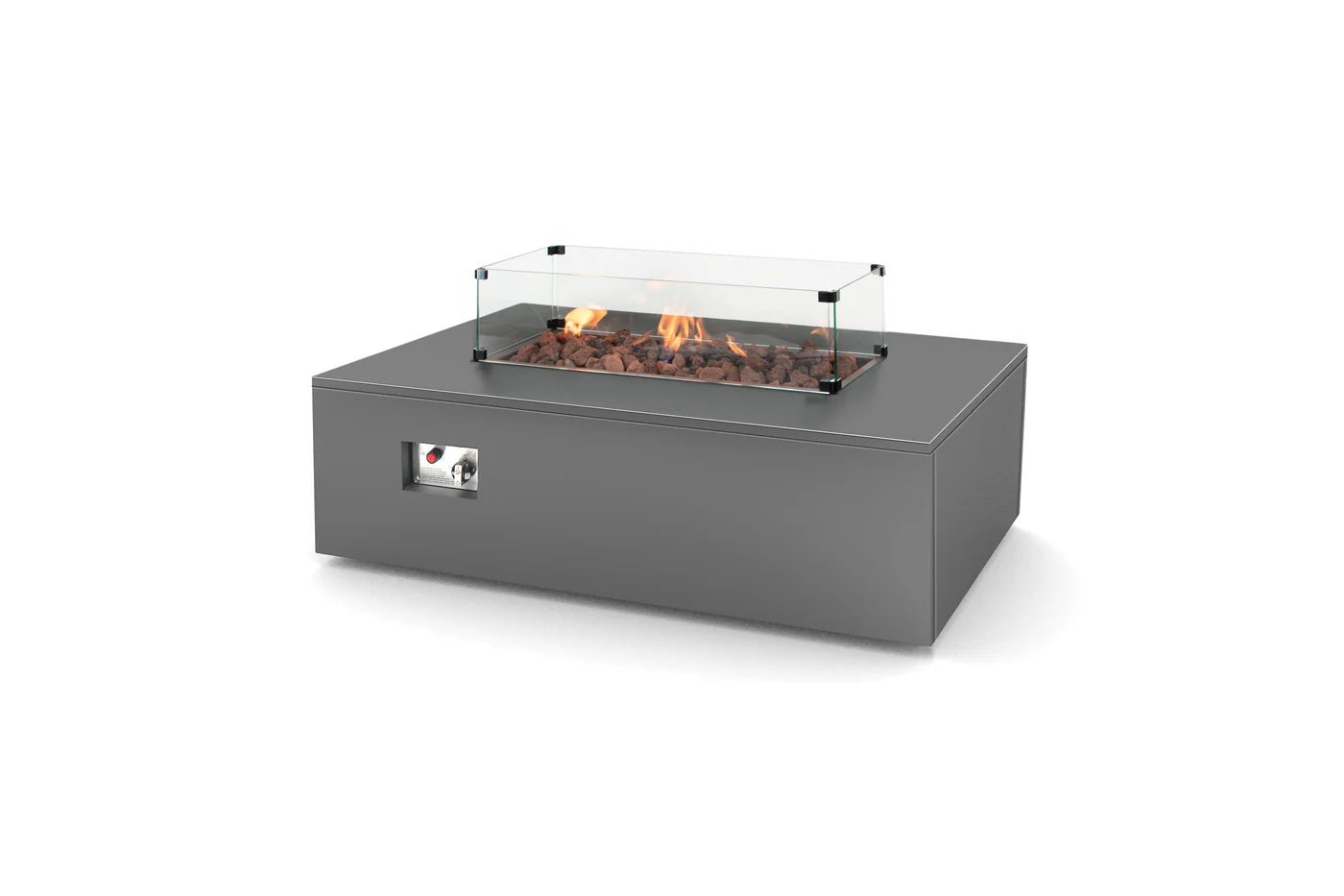 Kalos Universal Fire Pit (aluminium) – Coffee Table 105cm - Outdoor Structures UK