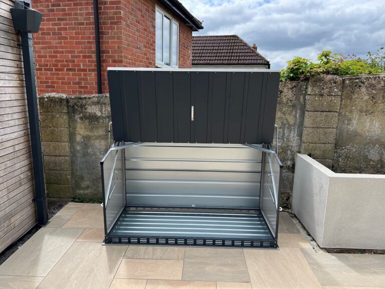 LogGuard Metal Log Store – Secure, Weatherproof Firewood Storage - Outdoor Structures UK