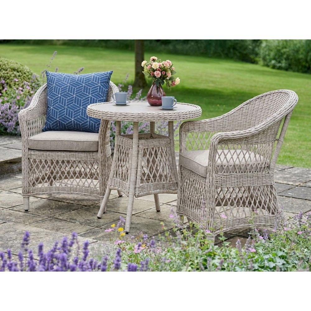 COTSWOLD - Wicker 2 Seater Bistro