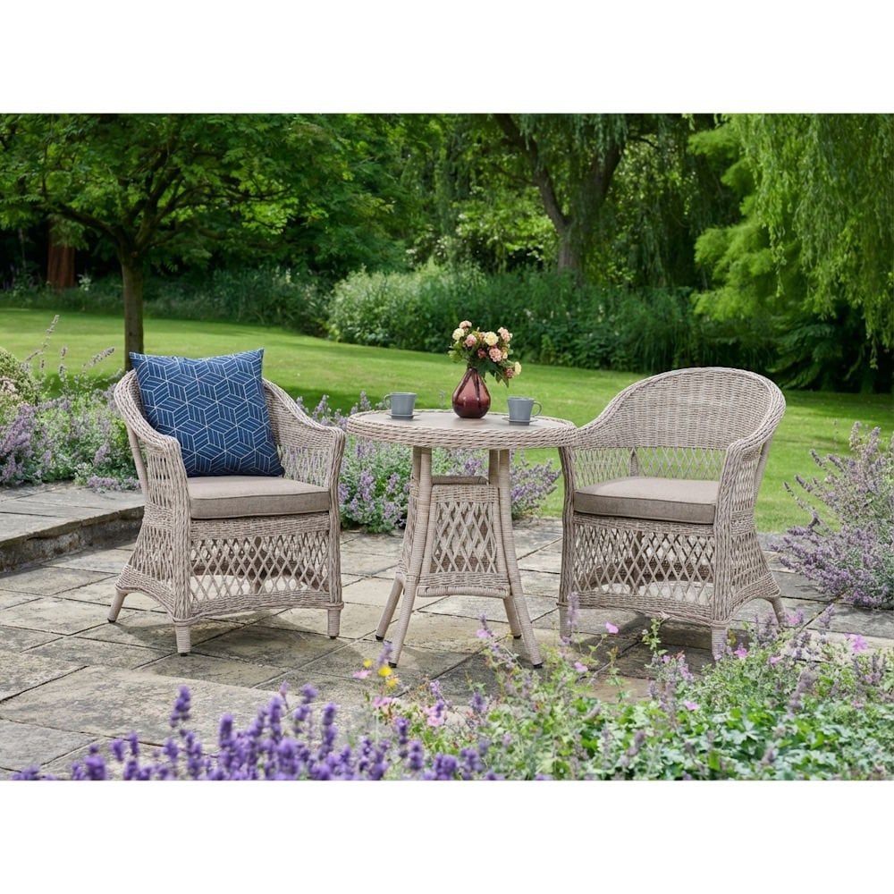 COTSWOLD - Wicker 2 Seater Bistro