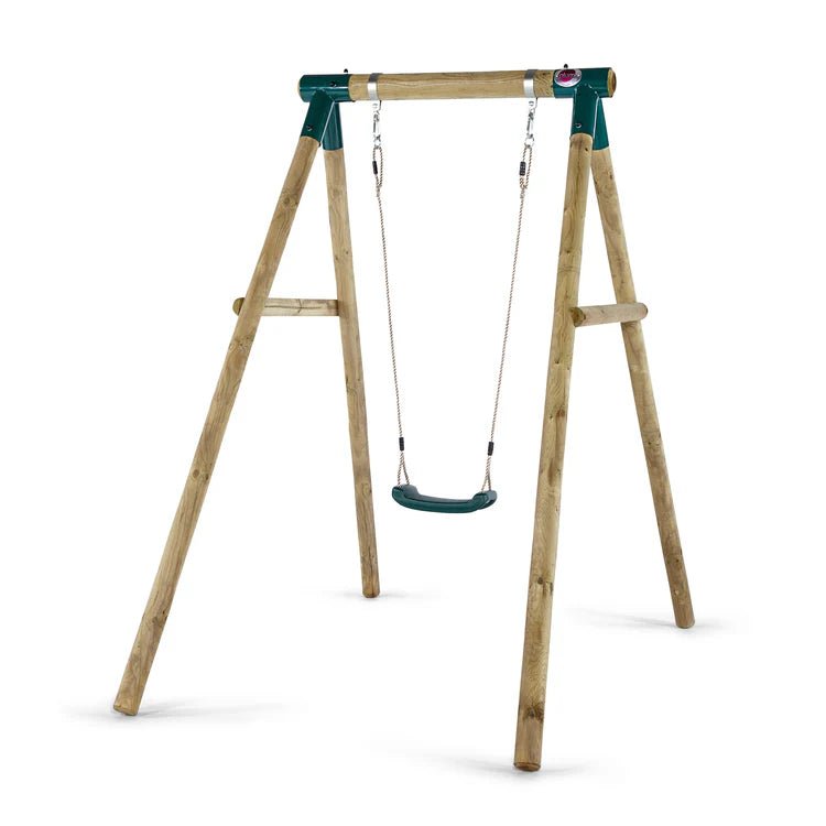 Plum® Bush BabyTM Wooden Swing Set - Single Swing - Outdoor Structures UK