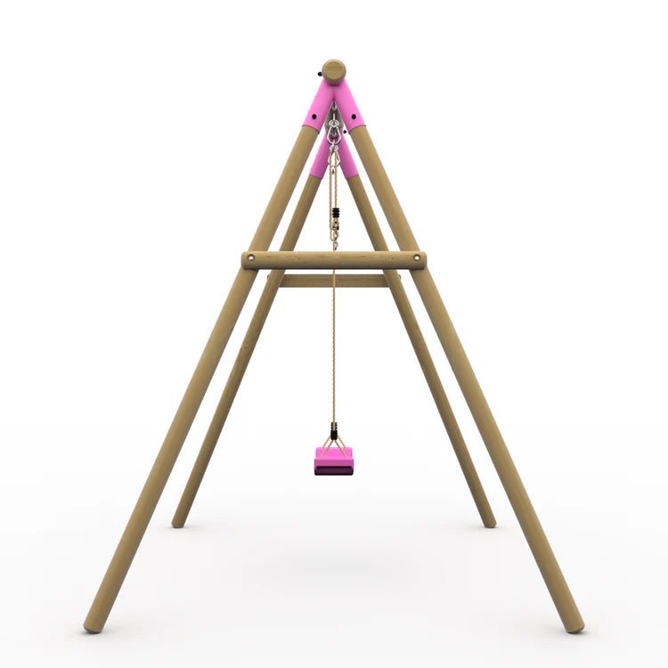 Plum® Bush BabyTM Wooden Swing Set - Single Swing - Outdoor Structures UK