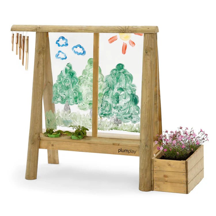 Plum Discovery Create & Paint Easel – Outdoor Art & Nature Play - Outdoor Structures UK