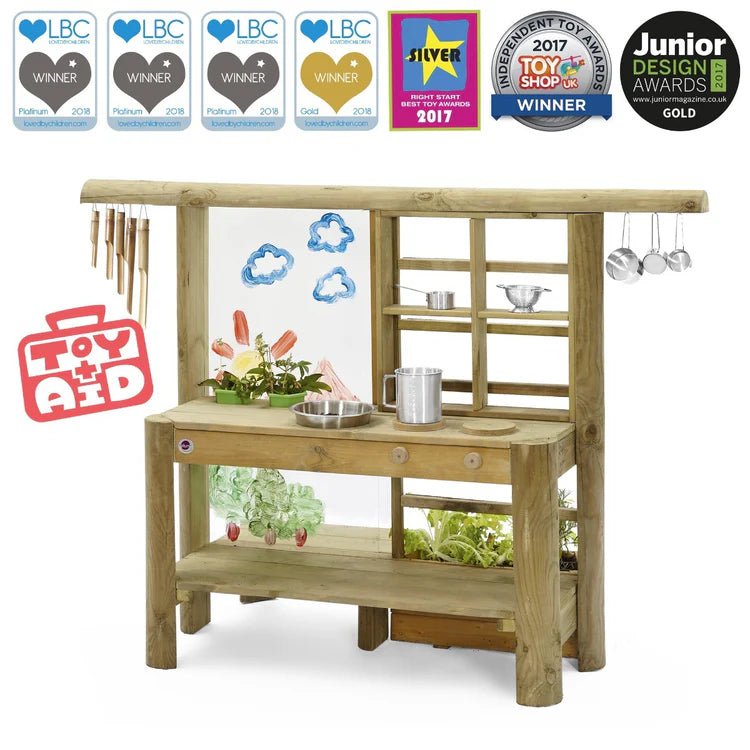 Plum Discovery Mud Pie Kitchen – Outdoor Sensory Play & Nature Learning - Outdoor Structures UK