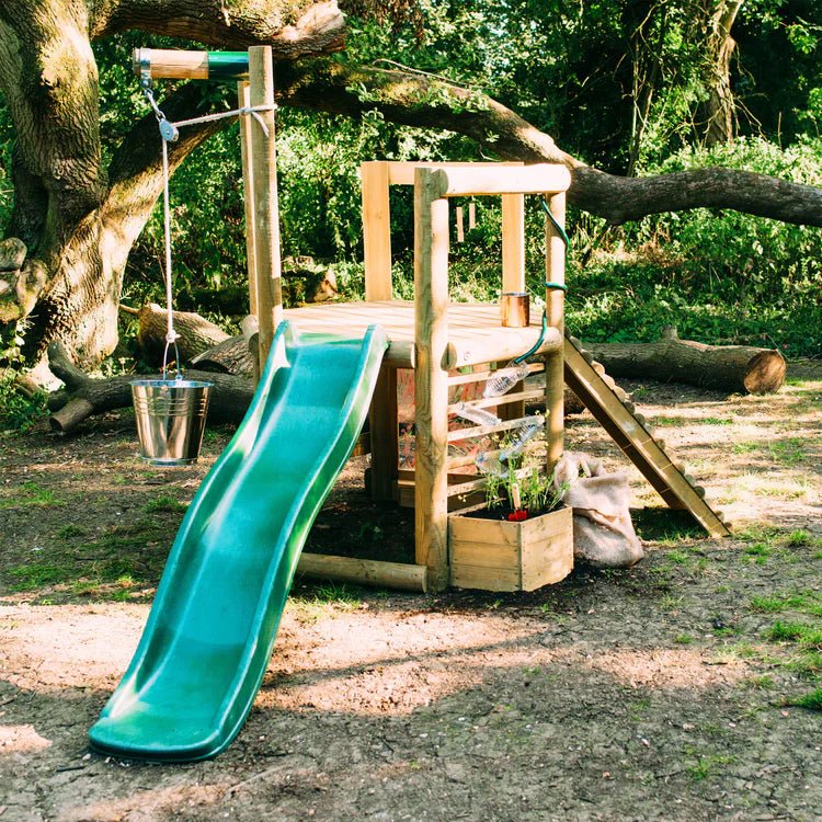 Plum Discovery Woodland Treehouse – Outdoor Nature Play & Creative Exploration - Outdoor Structures UK