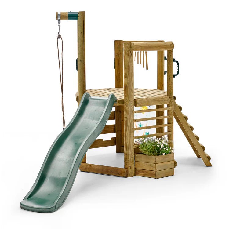 Plum Discovery Woodland Treehouse – Outdoor Nature Play & Creative Exploration - Outdoor Structures UK