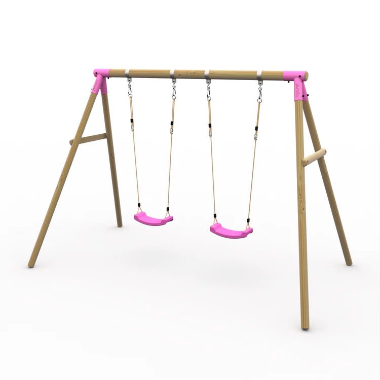 Plum® MarmosetTM Wooden Swing Set - Outdoor Structures UK
