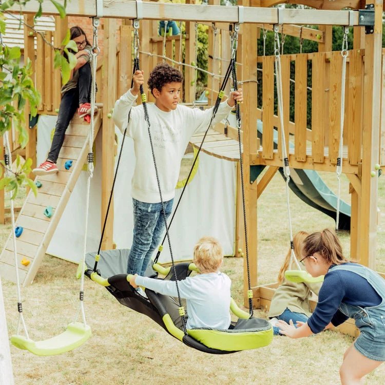 Plum Wildebeest Playground – Ultimate Multi‑Activity Wooden Play Centre - Outdoor Structures UK