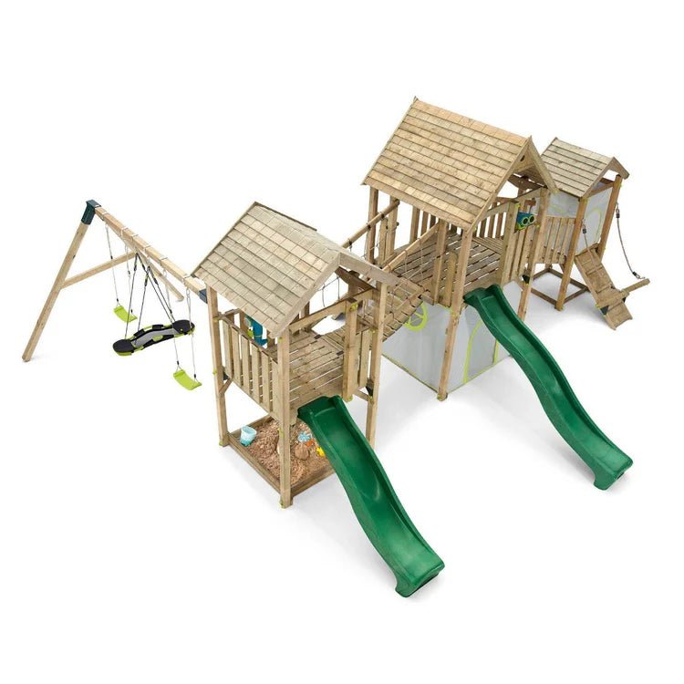 Plum Wildebeest Playground – Ultimate Multi‑Activity Wooden Play Centre - Outdoor Structures UK