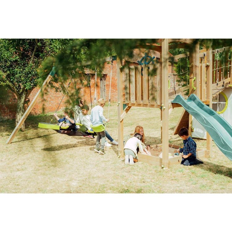 Plum Wildebeest Playground – Ultimate Multi‑Activity Wooden Play Centre - Outdoor Structures UK