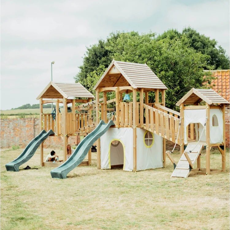 Plum Wildebeest Playground – Ultimate Multi‑Activity Wooden Play Centre - Outdoor Structures UK