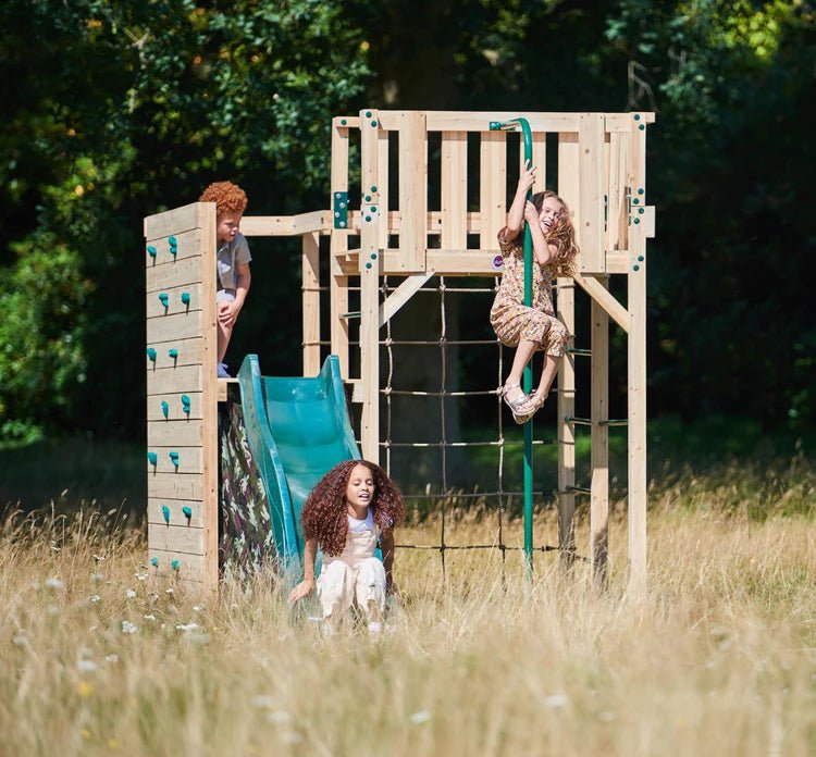 Plum Wooden Climbing Cube XL – Ultimate Multi‑Activity Play Centre - Outdoor Structures UK