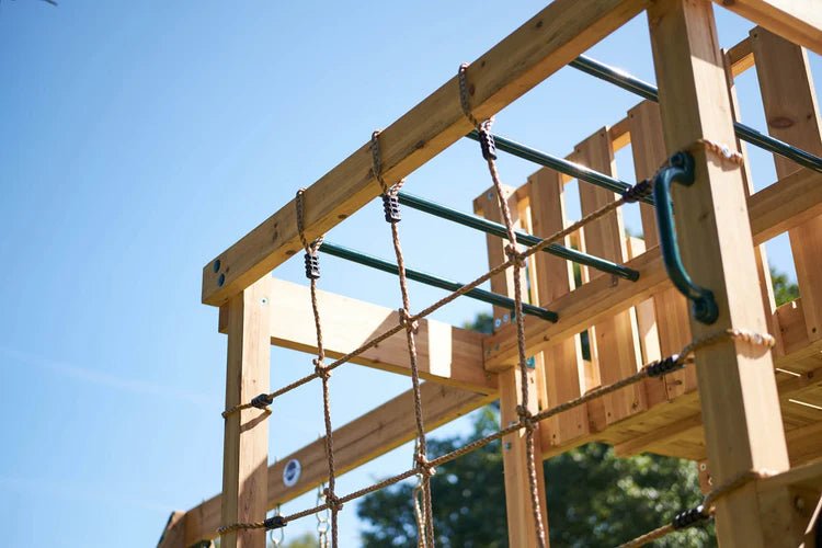 Plum Wooden Climbing Cube XL with Swing Arm – Ultimate Multi‑Activity Play Centre - Outdoor Structures UK