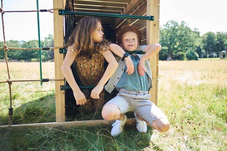 Plum Wooden Climbing Cube XL with Swing Arm – Ultimate Multi‑Activity Play Centre - Outdoor Structures UK