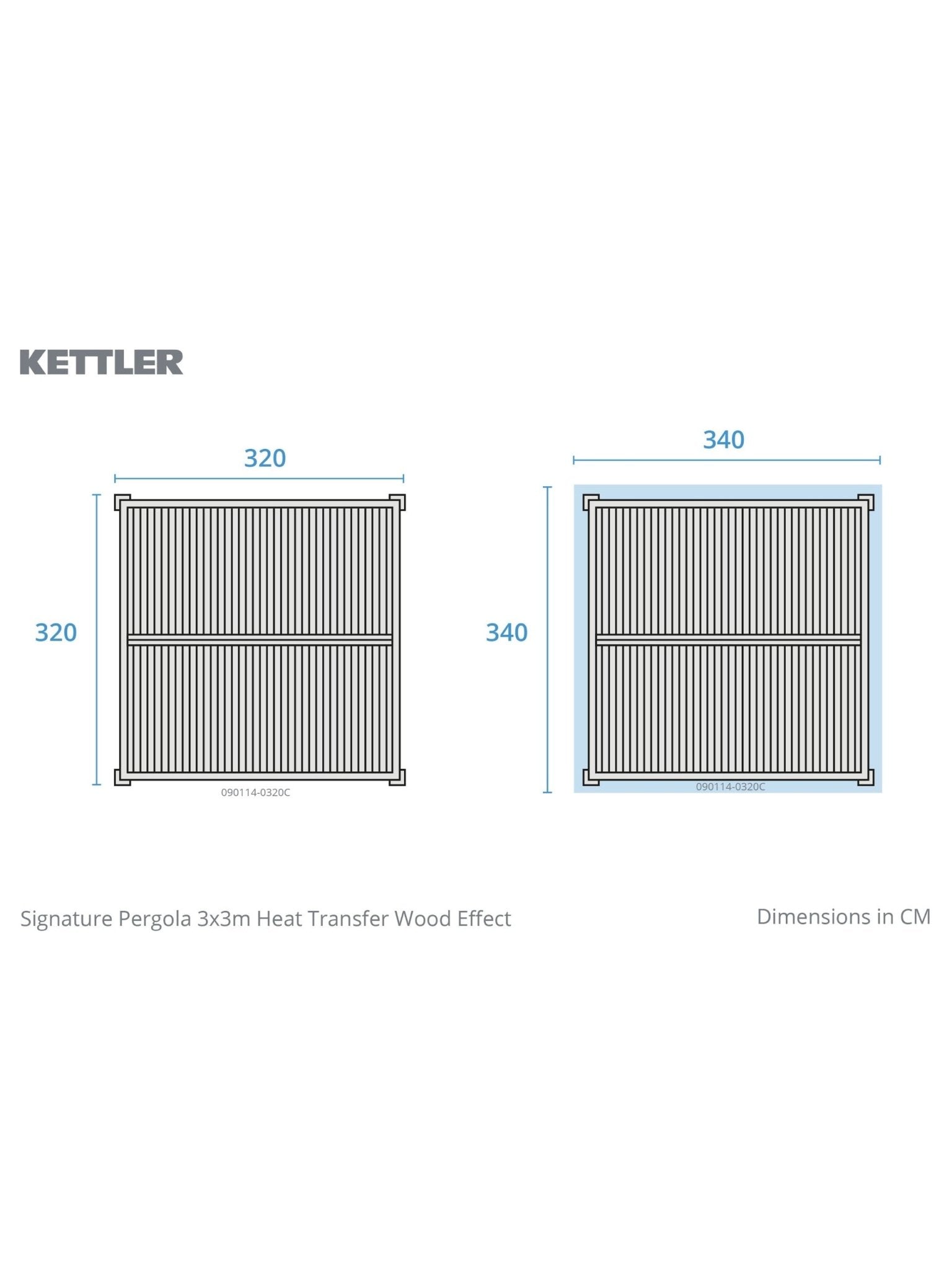 Signature Pergola 3 x 3m with 3 Blinds Incl Delivery and Installation - Outdoor Structures UK