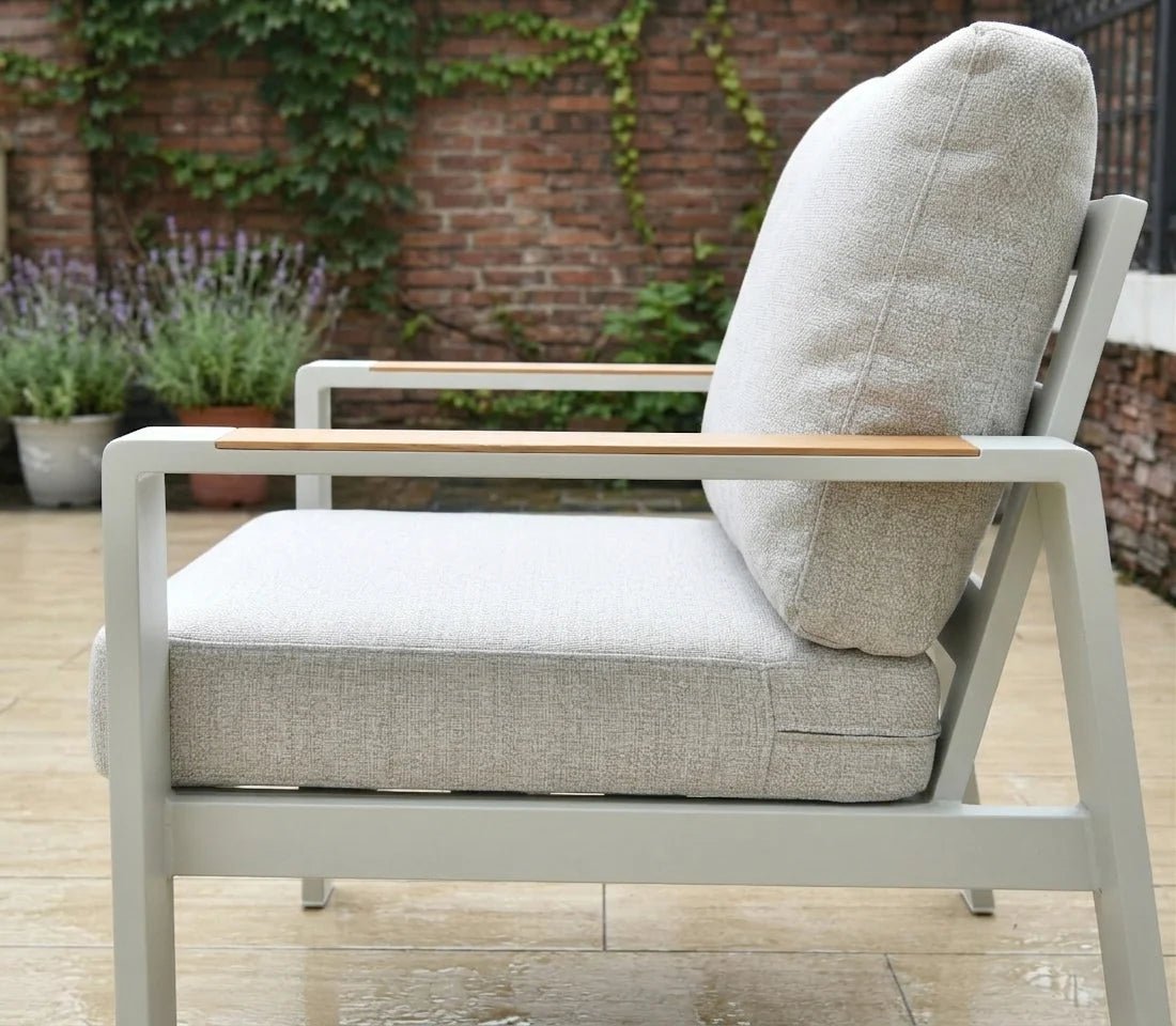 THORNBURY - Aluminium Slated Sofa Set - Outdoor Structures UK
