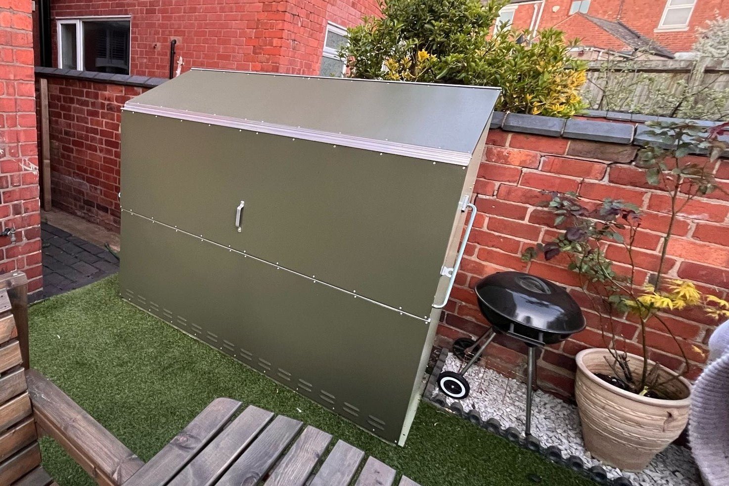 Trimetals Senator (Tall) Garden Storage Unit - Outdoor Structures UK