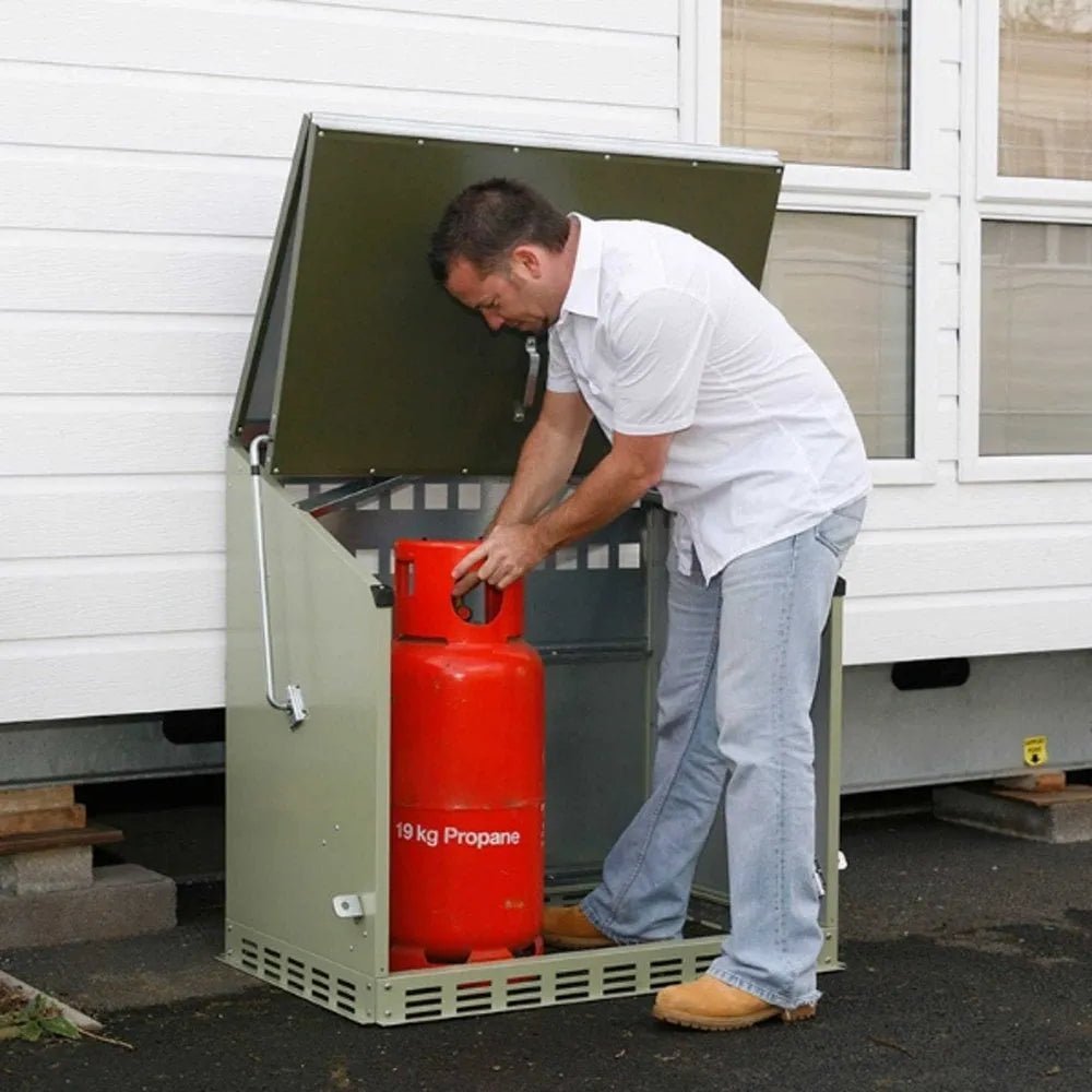 Trimetals Sentinel LPG Gas Cylinder Storage Unit - Outdoor Structures UK