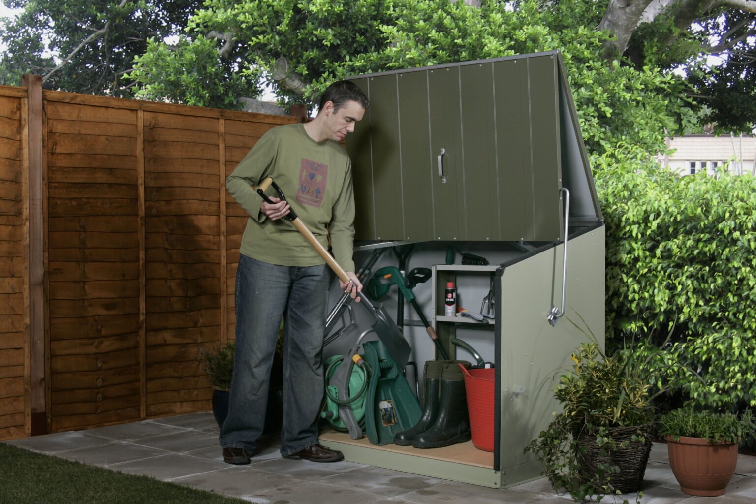 Trimetals Stowaway (Medium) Garden Storage Box - Outdoor Structures UK