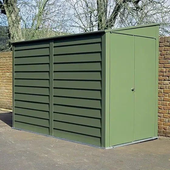 Trimetals Titan 940 Pent Metal Shed – 9×4 ft - Outdoor Structures UK